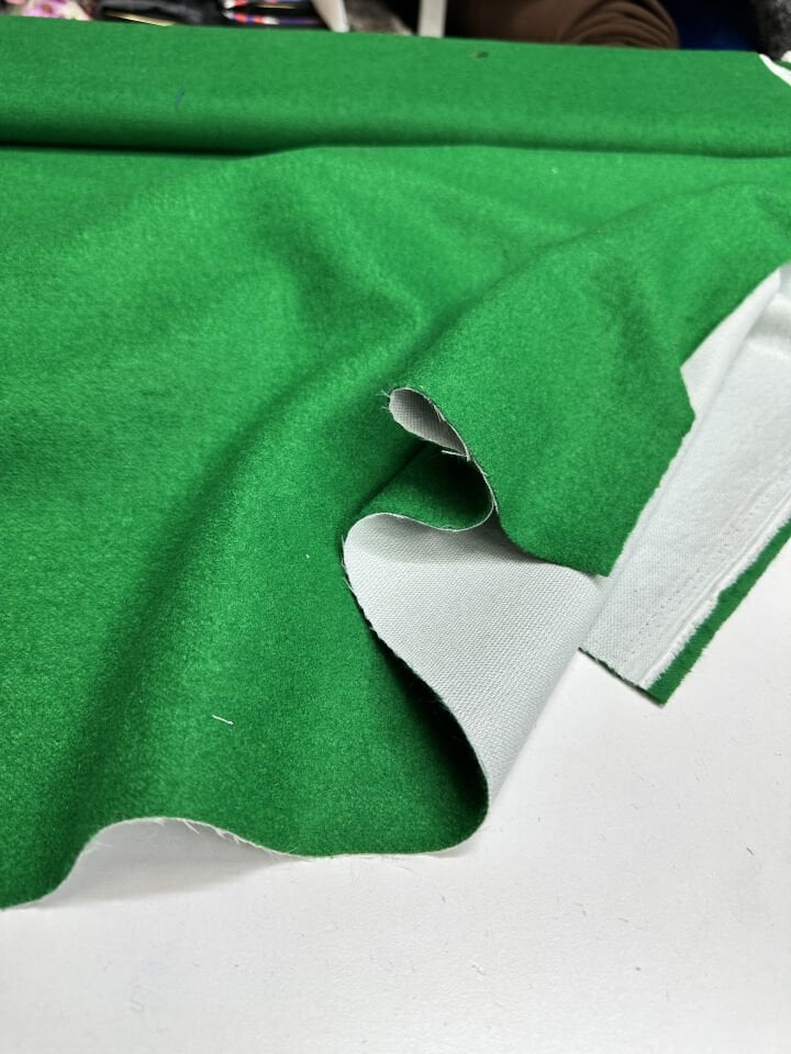 Yeşil Yünlü Keçe Kumaş