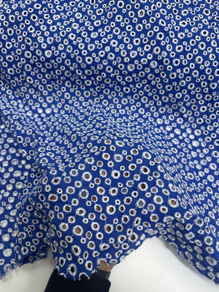 Pamuk İşlemeli Fisto Kumaş