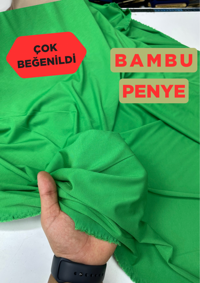 Yeşil Bambu Penye