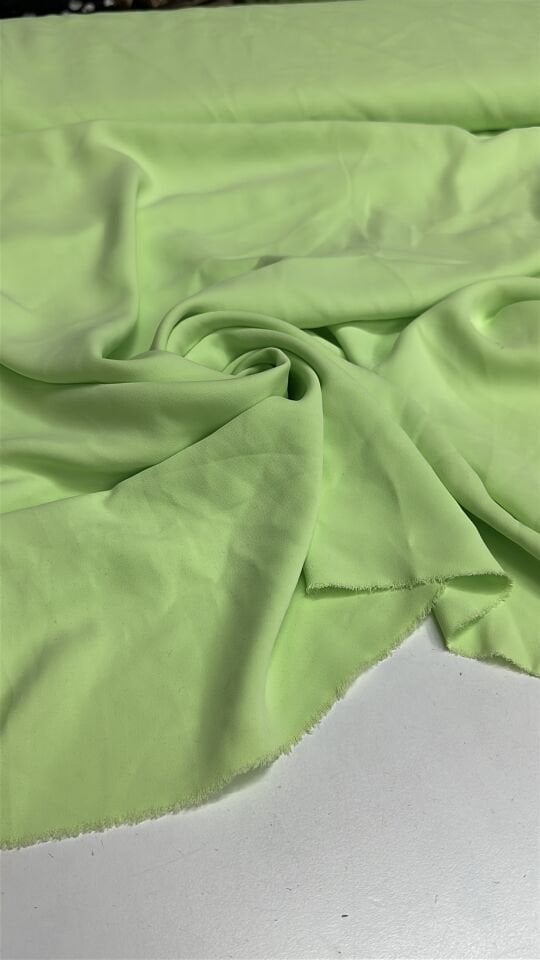 Açık yeşil Krep Kumaş
