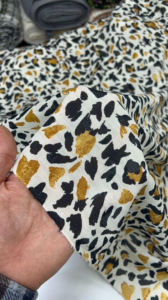 Desenli Şifon Kumaş