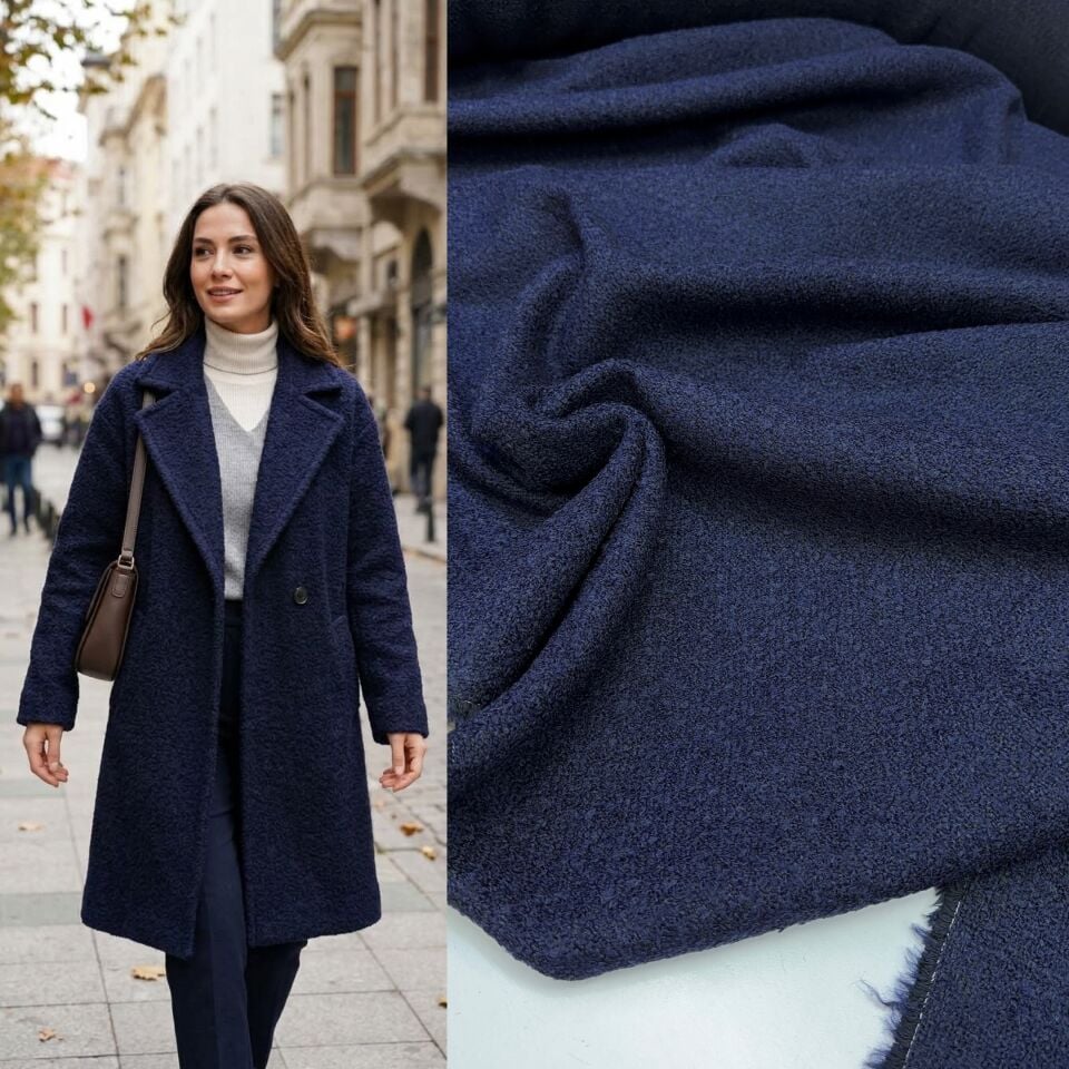 Premium Lacivert Buklet