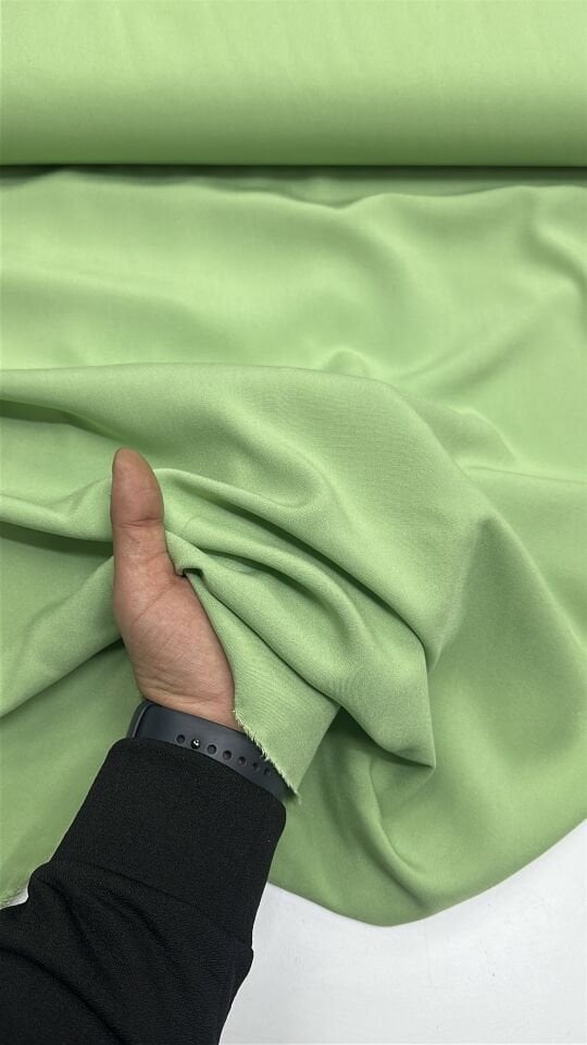 Açık Yeşil Pamuk Viskon