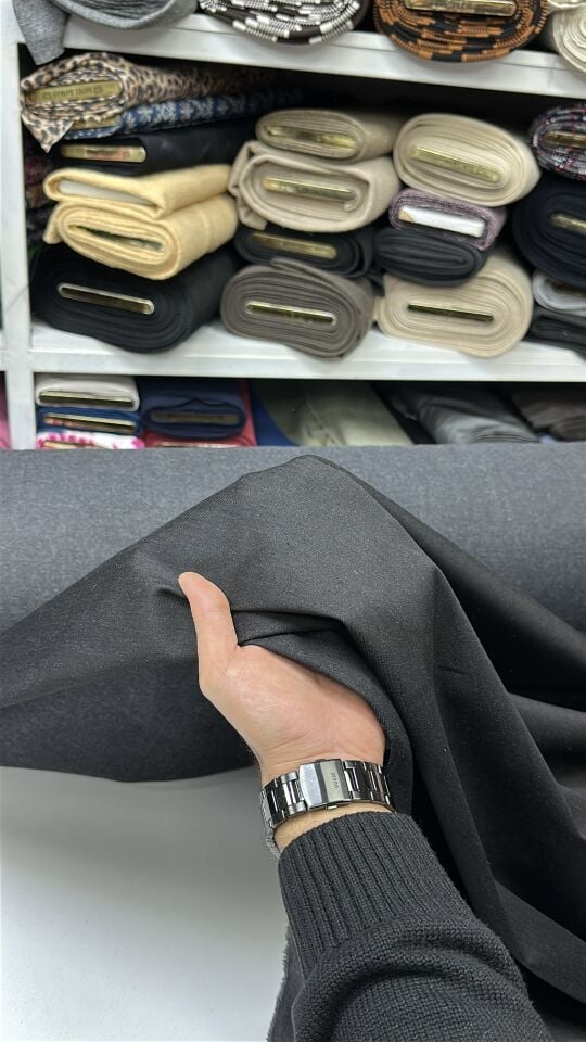 Pamuklu Antrasit Kot