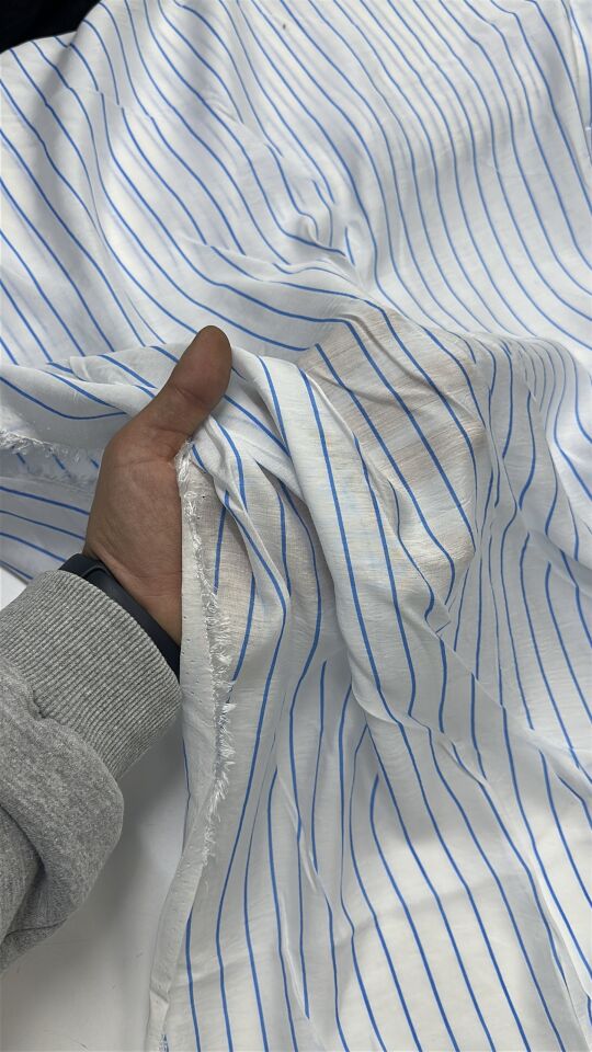 Çizgili Modal Kumaş