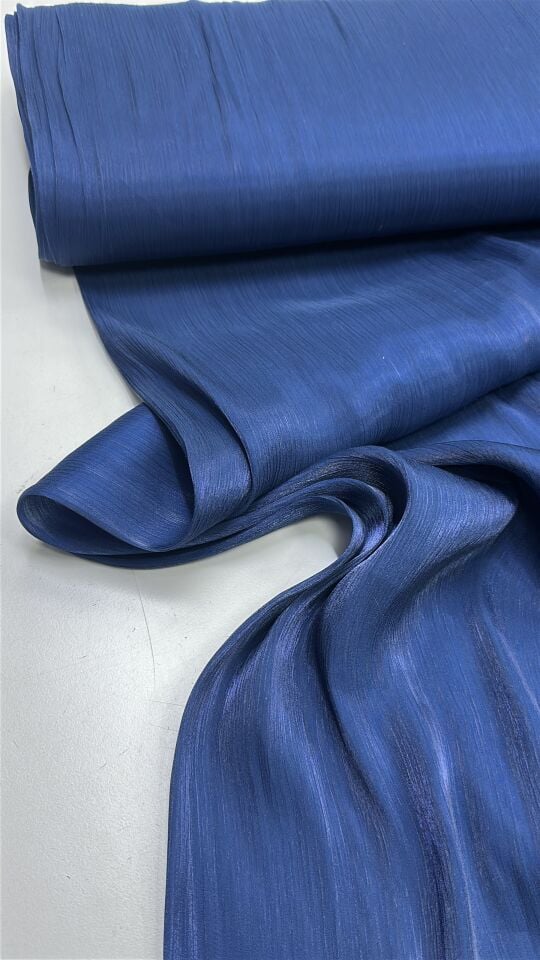 Lacivert Janjan Şifon