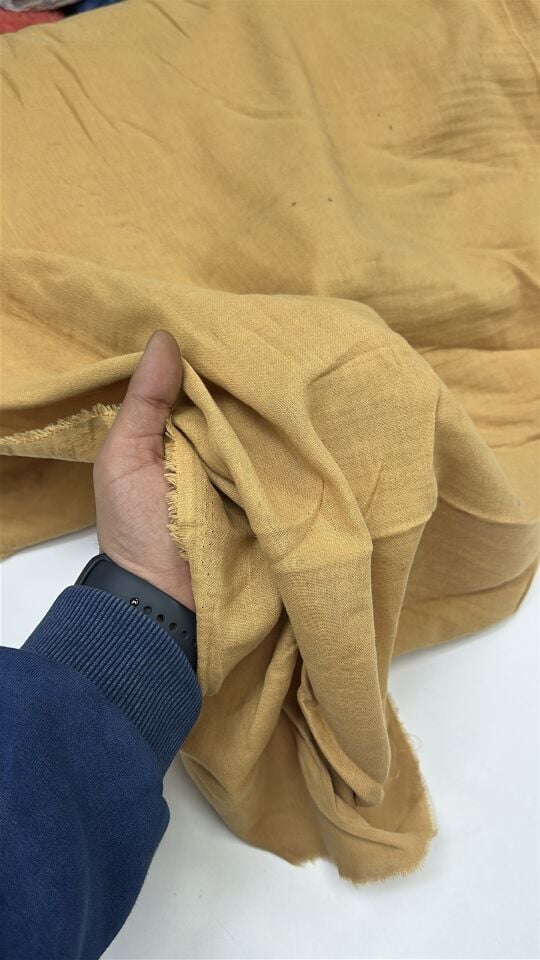 Hardal Müslin Kumaş