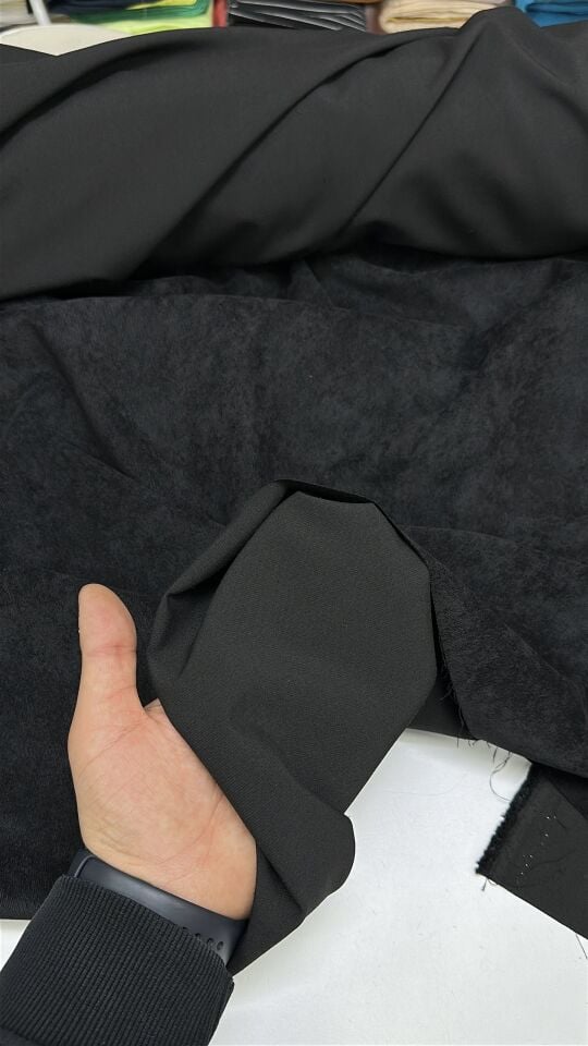 BYMN Siyah Fitilli Kadife