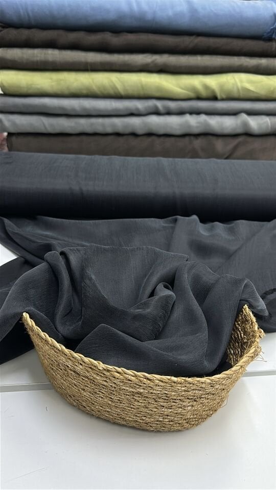 Carmela İpek Cupro-Antrasit