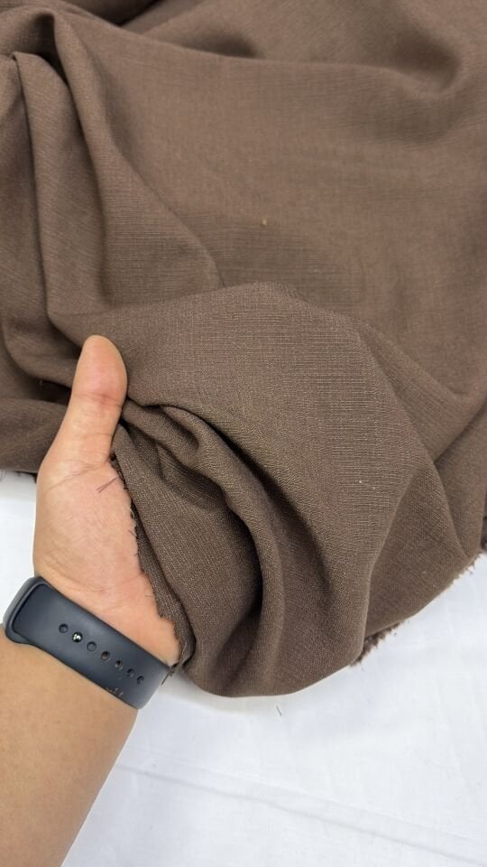 Pamuklu Acı Kahve Keten