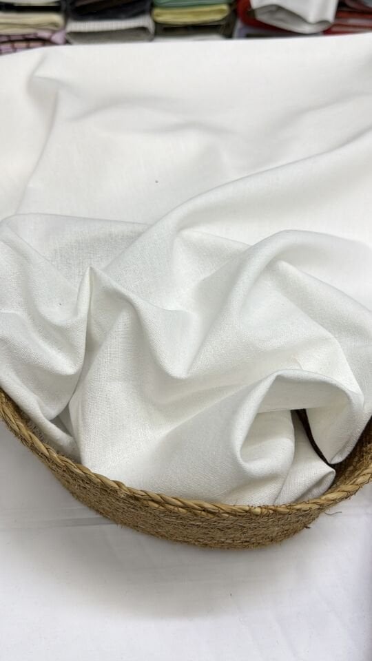 Pamuklu Ekru Keten