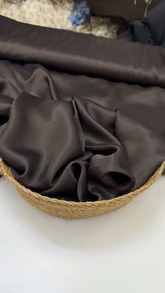 Acı Kahve Pamuklu Saten