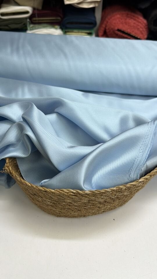 Bebe Mavi Tafta Saten