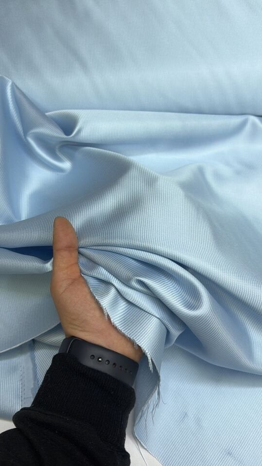 Bebe Mavi Tafta Saten