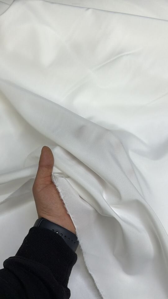 Beyaz Polyester Saten