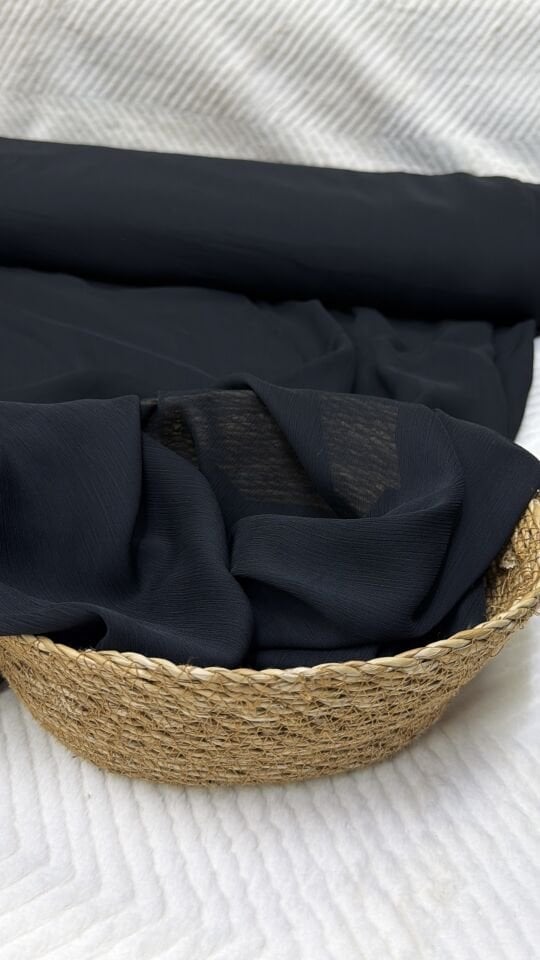 Siyah Bürümcük Şifon