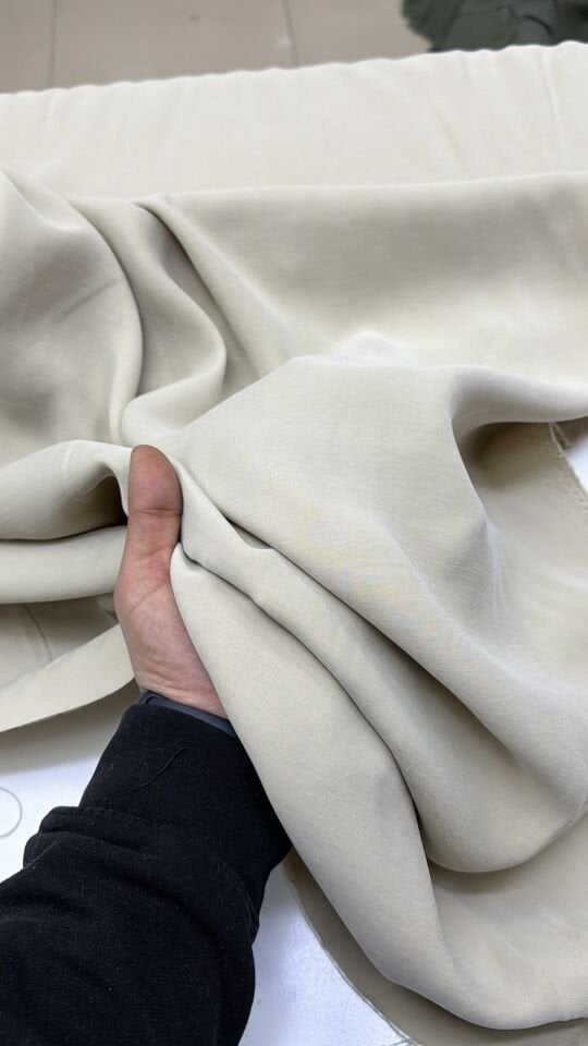 Bej Pamuk Taşlanmış Modal