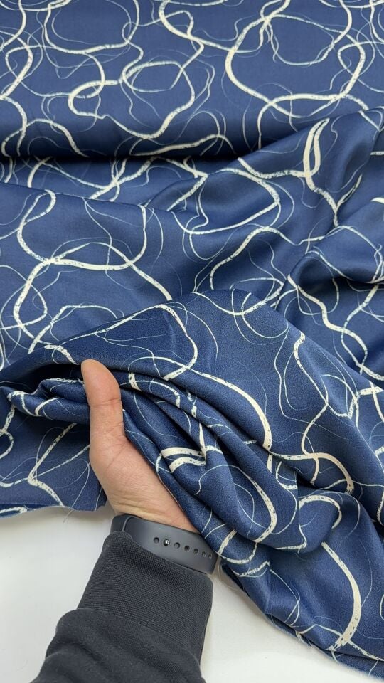 Pamukludesenli Saten Kumaş