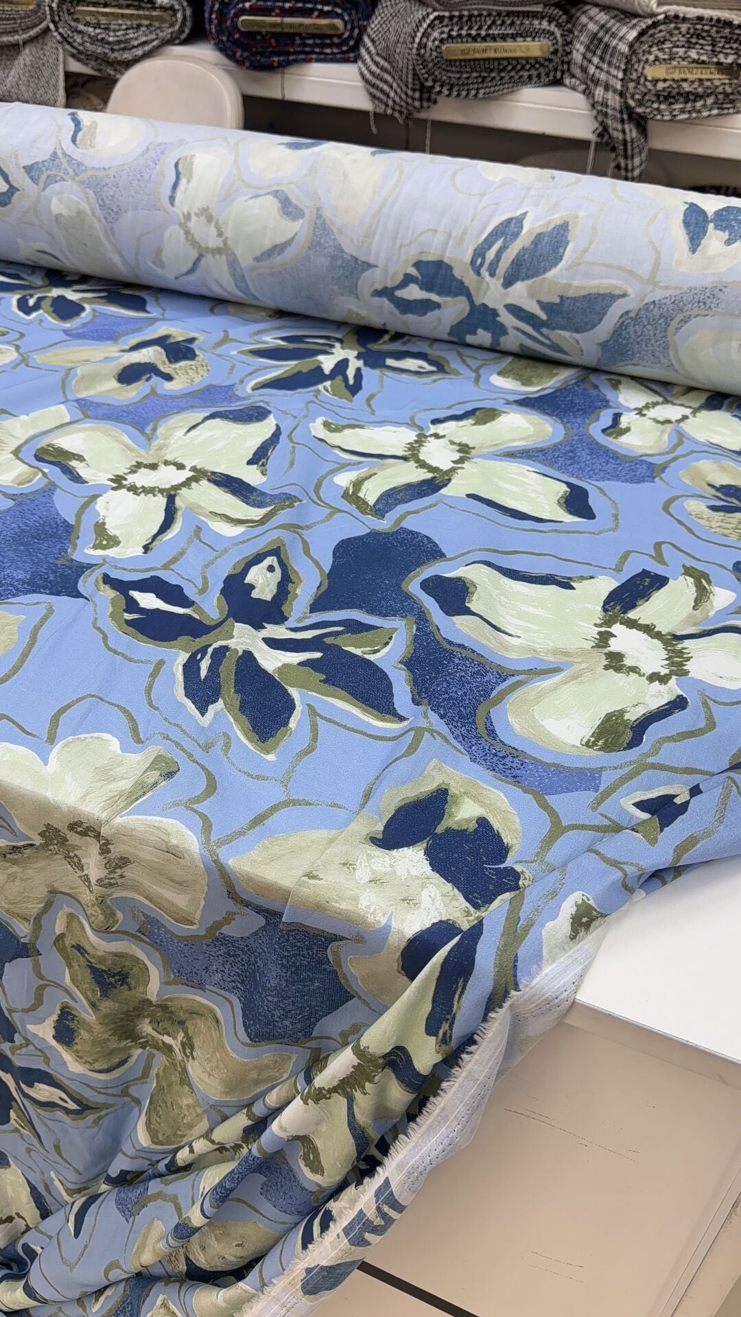 %100 Pamuk Vual Kumaş