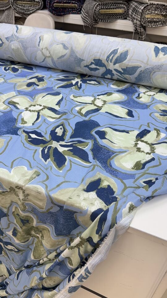 %100 Pamuk Vual Kumaş