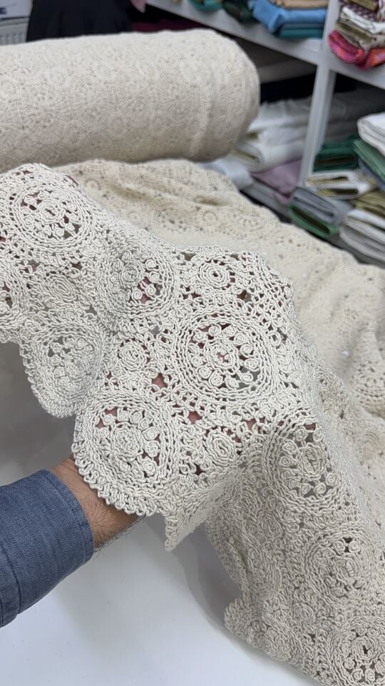 Vuıtton Cotton Güpür