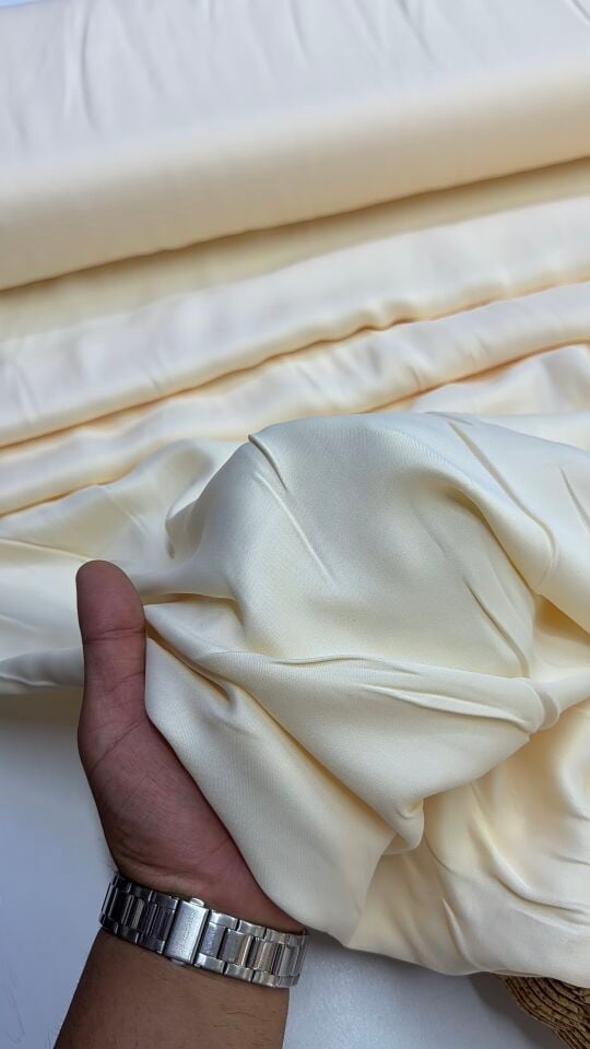Krem Pamuk Saten